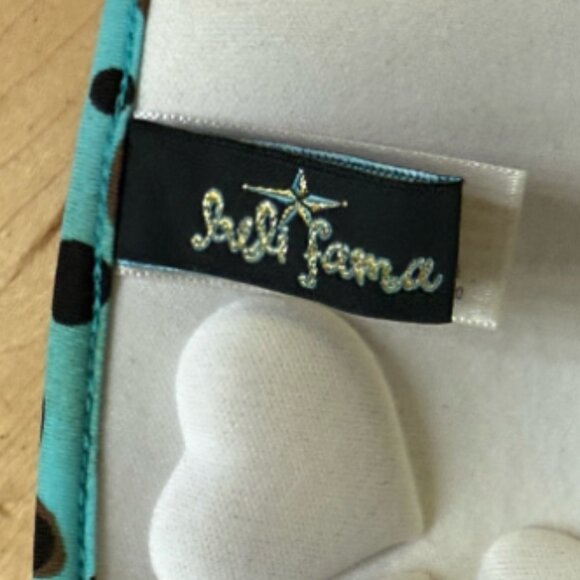 Luli Fama Cosita Buena Molded Push-up Bikini Top - BLUE/BLACK/GOLD LEOPARD - Picture 4 of 6